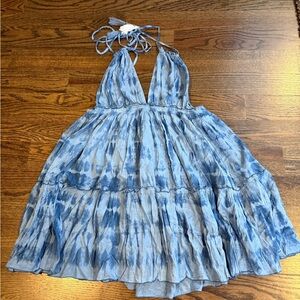 Mele Beach  adjustable halter dress nwt